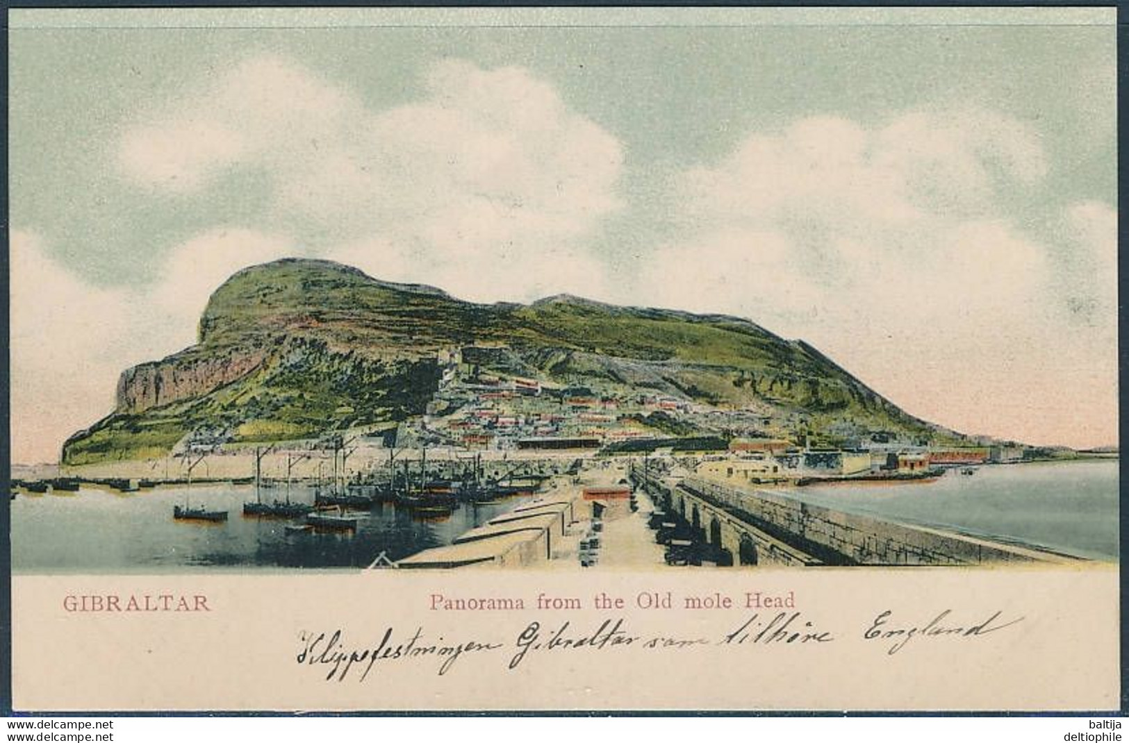 Gibraltar / Panorama From The Old Mole Head - Unposted - Gibraltar