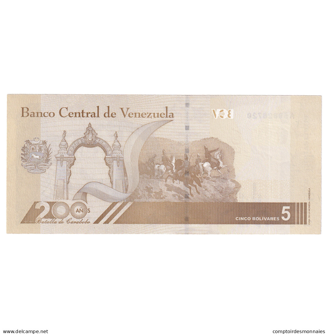 Billet, Venezuela, 5 Bolivares, 2020, 2020-04-29, NEUF - Venezuela