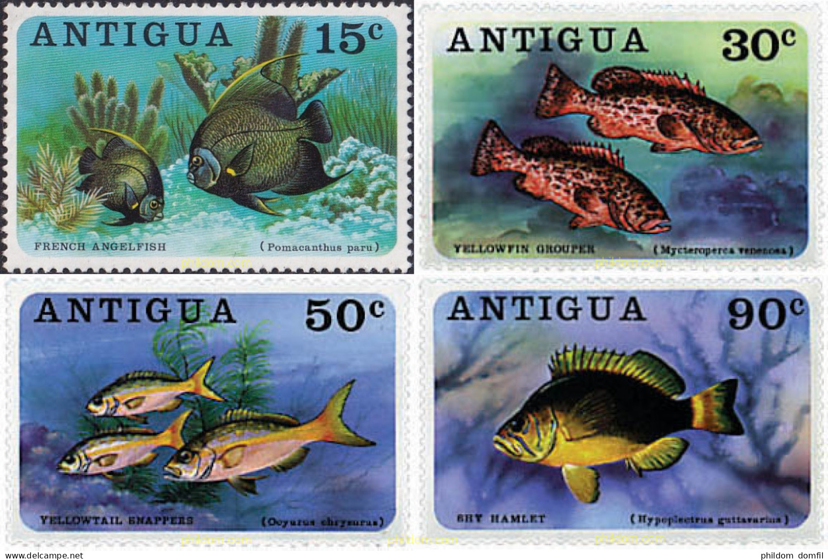33669 MNH ANTIGUA 1976 PECES - Other & Unclassified