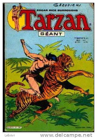 TARZAN Géant - Trimestriel N° 55 - 1/7/1983 - Tarzan