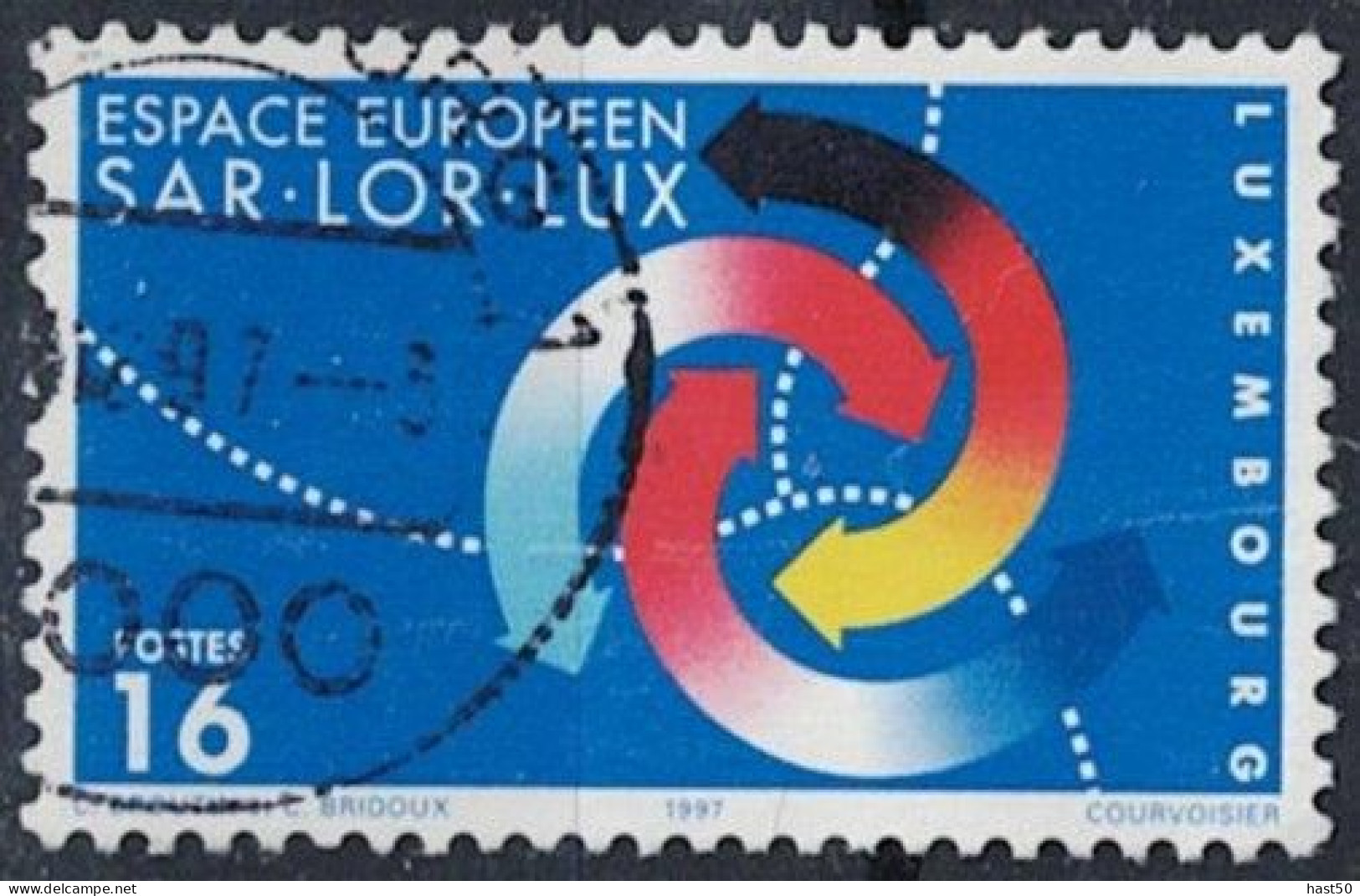 Luxemburg - Europäische Region Saar-Lor-Lux (MiNr: 1425) 1997 - Gest Used Obl - Oblitérés