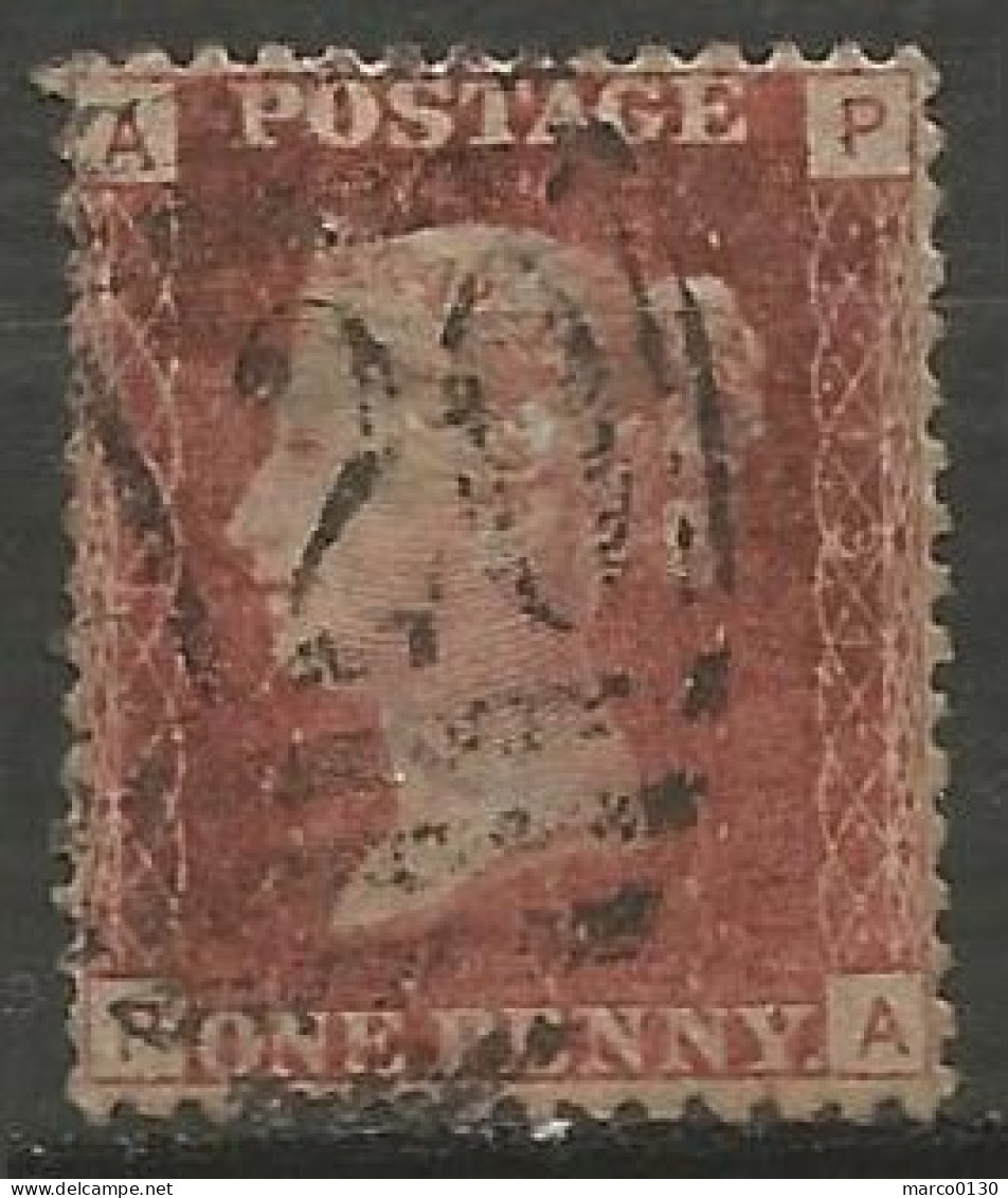 GRANDE BRETAGNE  N° 26 Planche 131 OBLITERE - Used Stamps