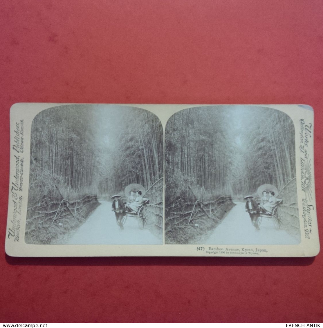 PHOTO STEREO CHAMP DE TAMBOUS KYOTO JAPON - Stereo-Photographie