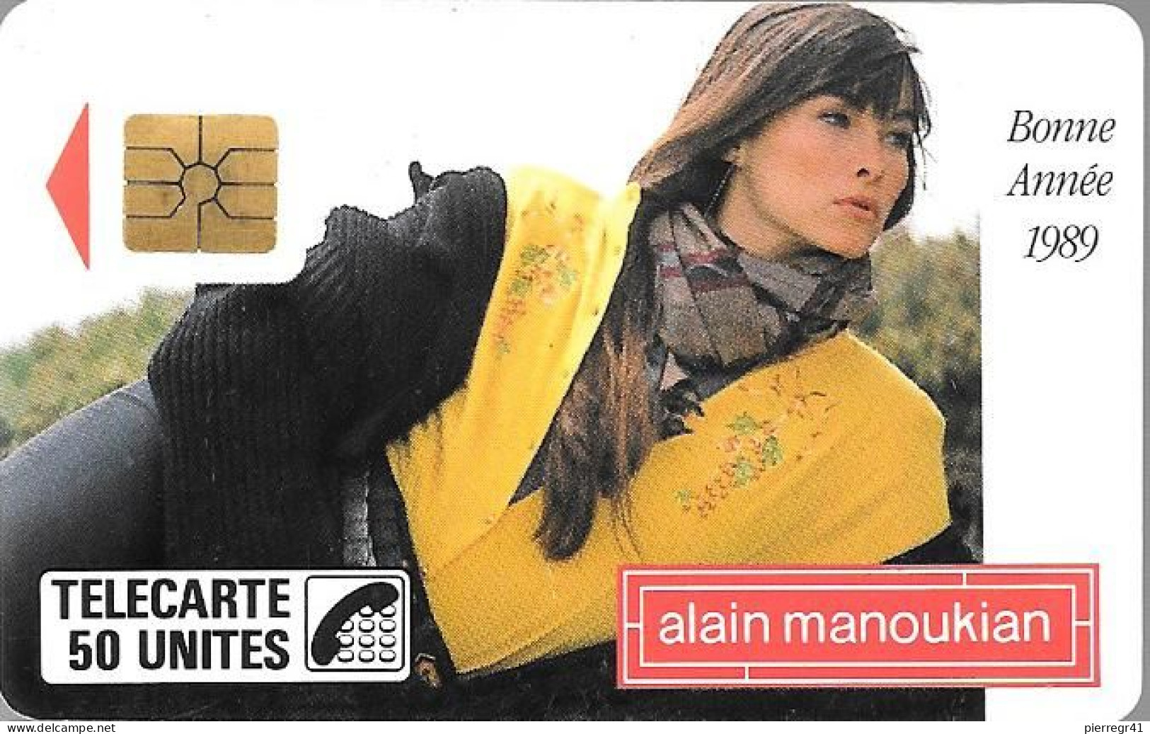 CARTE-PUBLIC-1988-50U-F 44-SO2-MANOUKIAN-4 Pe 1158-UTILISE-TBE - 1988