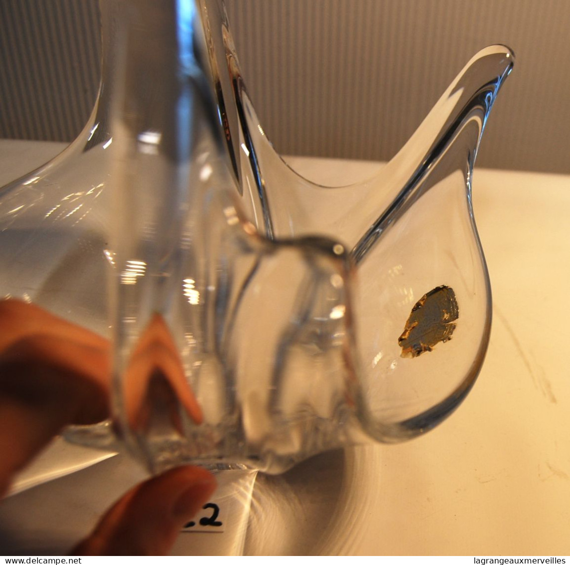 E2 Coupe à Fruits Ou Vide Poche - Val Saint Lambert - Forme Originale - Glass & Crystal