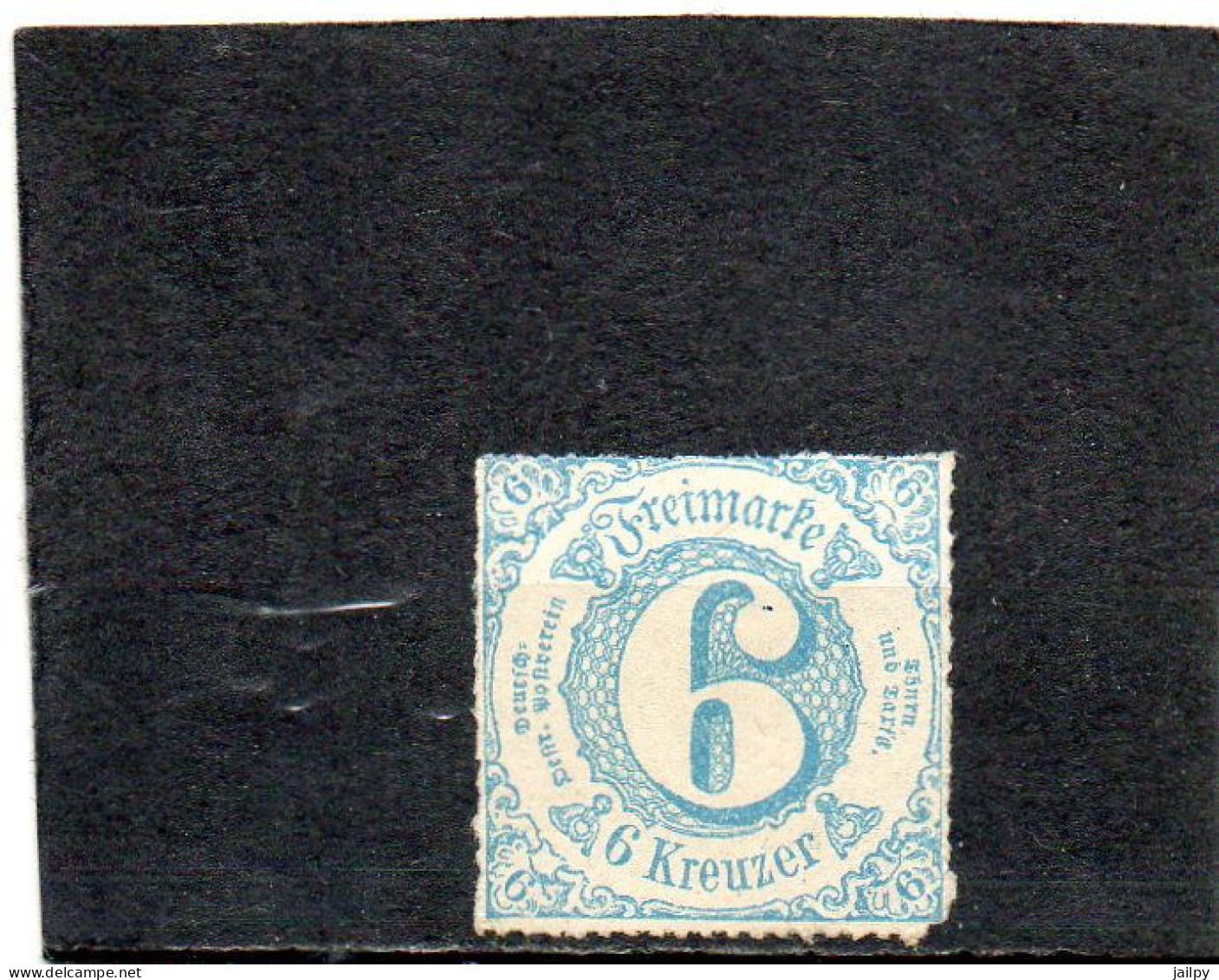 ALLEMAGNE TOUR ET TAXIS 6 Kreuzer 1862 N° 47 Neuf Sans Gomme - Mint