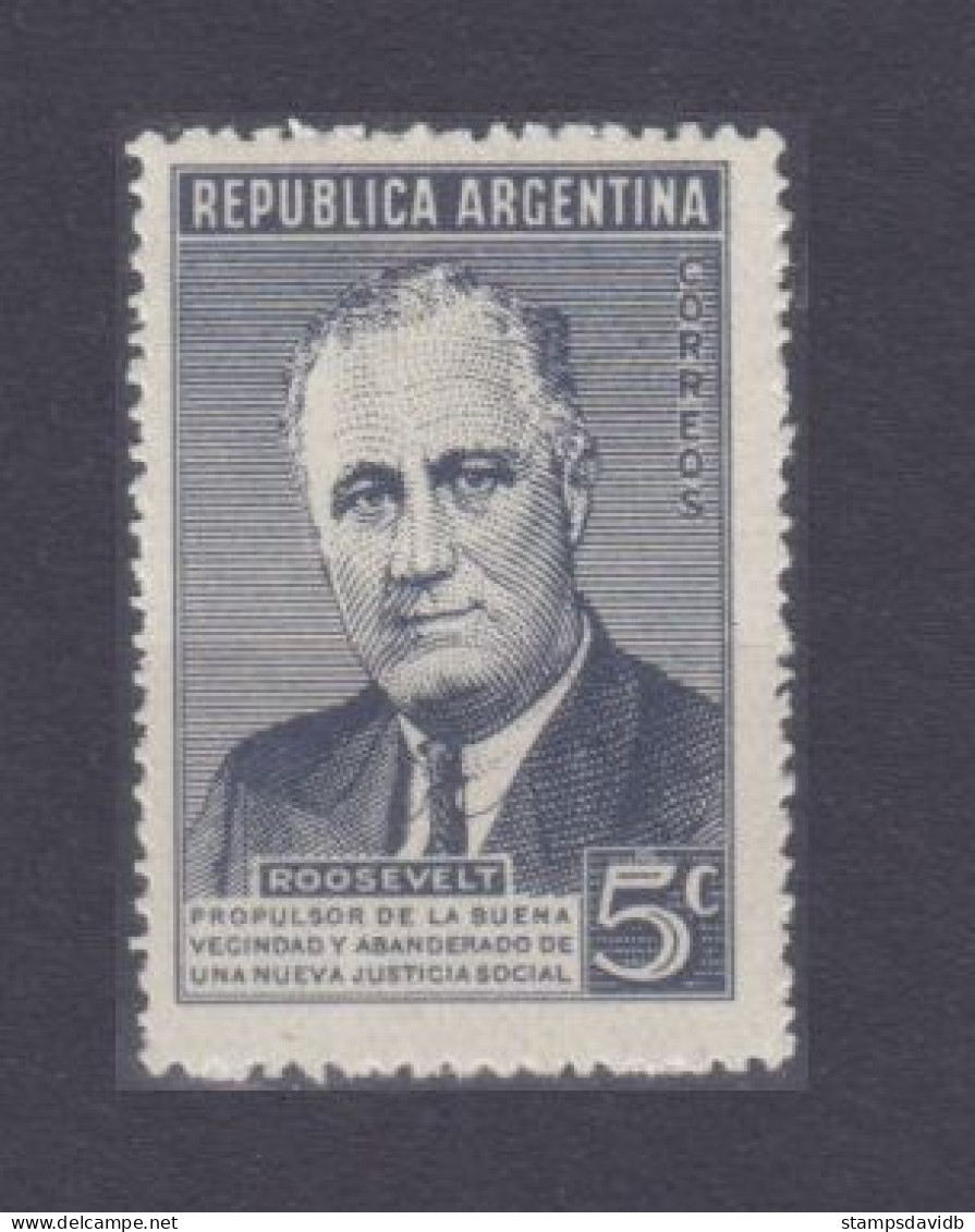 1946 Argentina 526 President Franklin Delano Roosevelt - Neufs