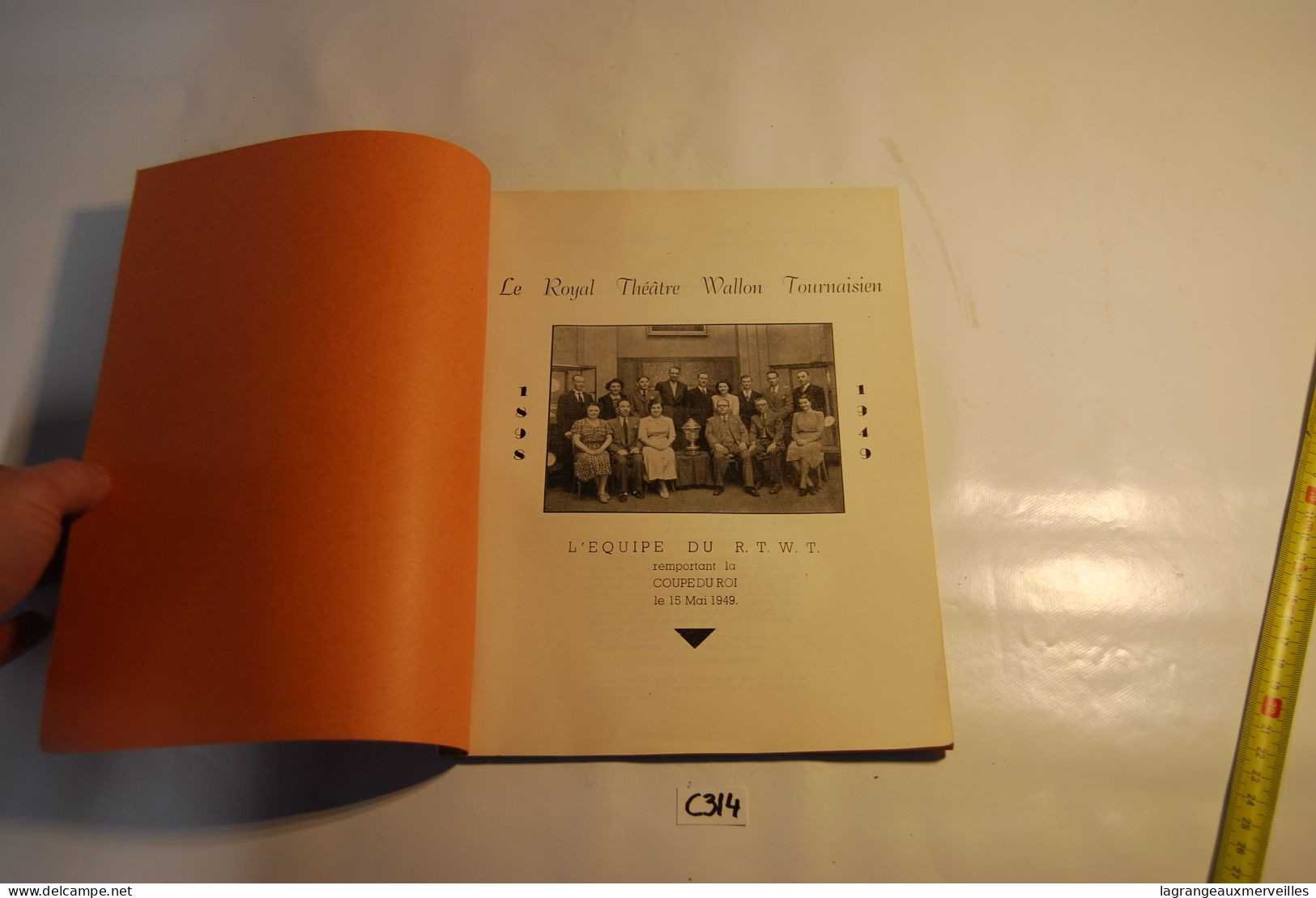 C314 Livret - Les Trois Grands - Edgard Hespel - Tournai - 1949 - Rare Book - Autores Franceses