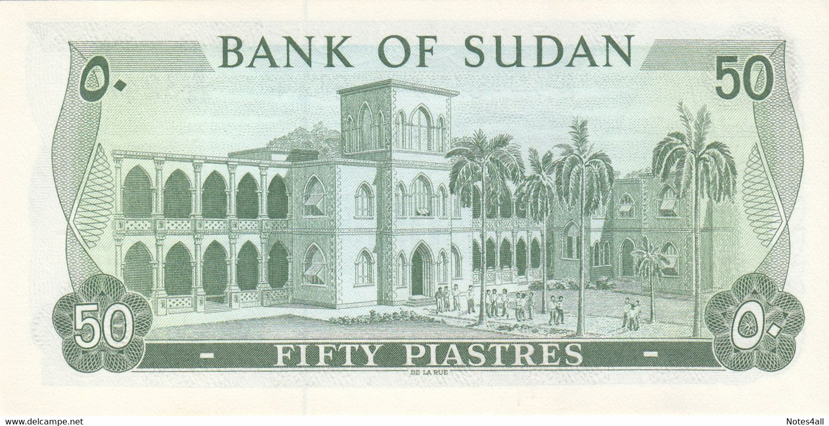 SUDAN 50 PT. PIASTRES 1978 P-142b UNC SERIES 44 - Soudan