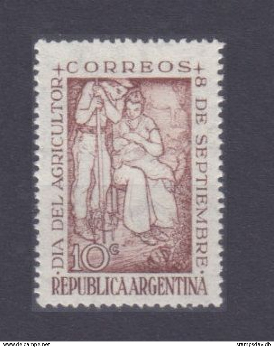 1948 Argentina 553 Farm Family - Unused Stamps