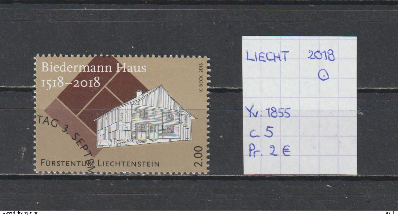 Liechtenstein 2018 - YT 1855 (gest./obl./used) - Oblitérés