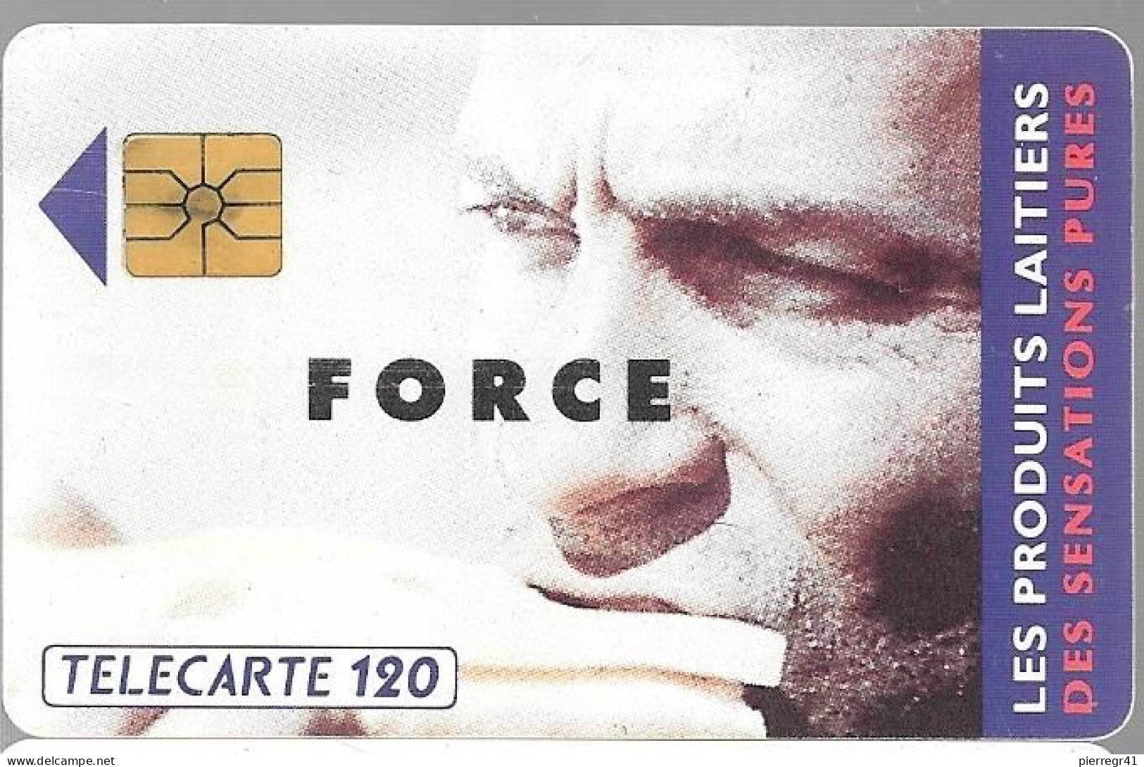 CARTE-PUBLIC-120U-F324-GEMA -2e Logo-02 /93-PRODUITS  LAITIERS-FORCE-Série B0008-Utilisé-TBE - 1993