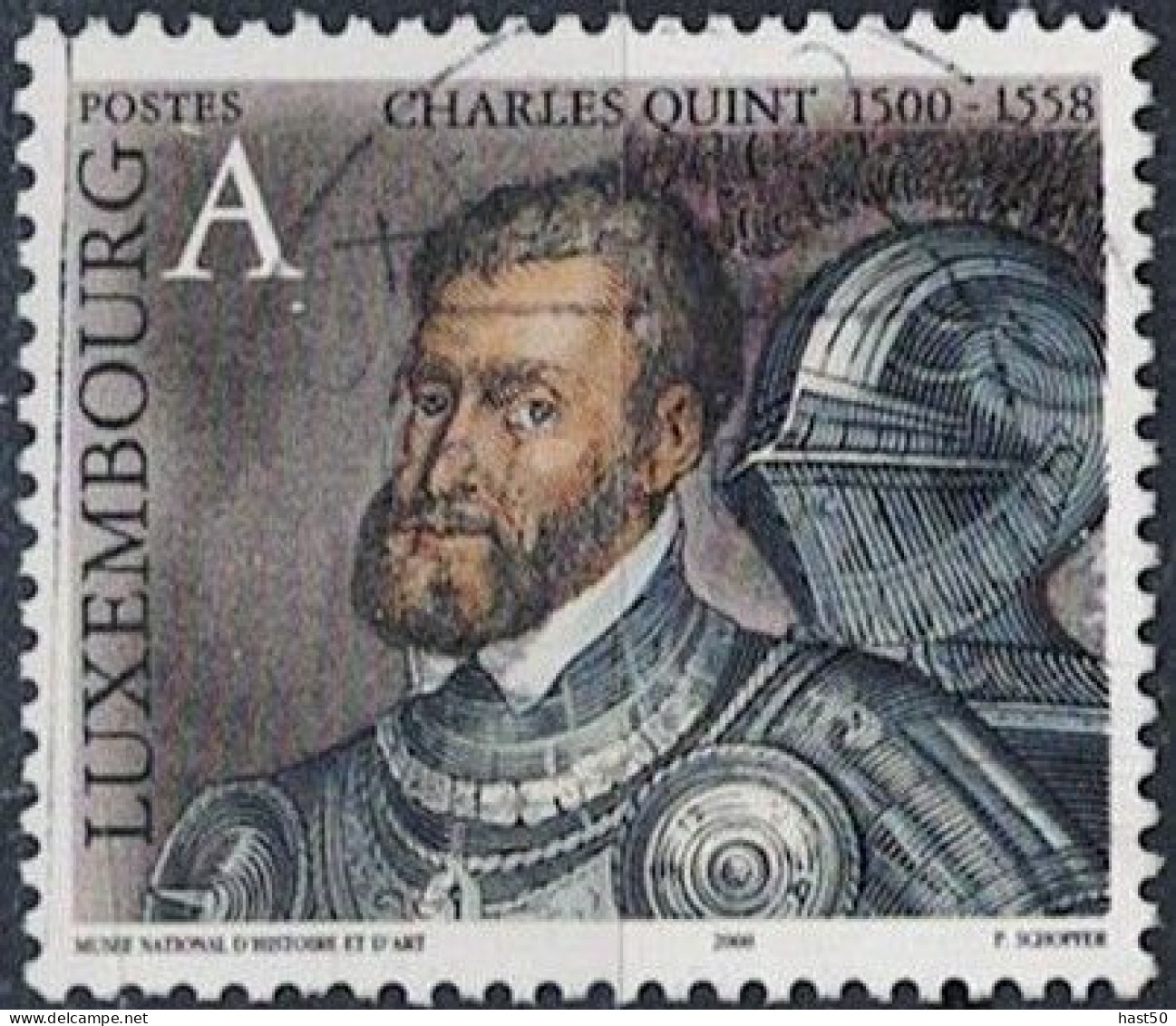 Luxemburg - 500. Geburtstag Von Kaiser Karl V. (MiNr: 1494) 2000 - Gest Used Obl - Gebruikt