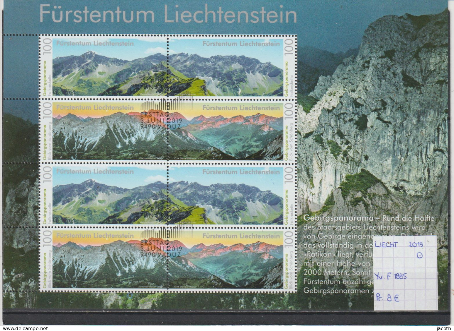 Liechtenstein 2019 - YT F1885 (gest./obl./used) - Usati