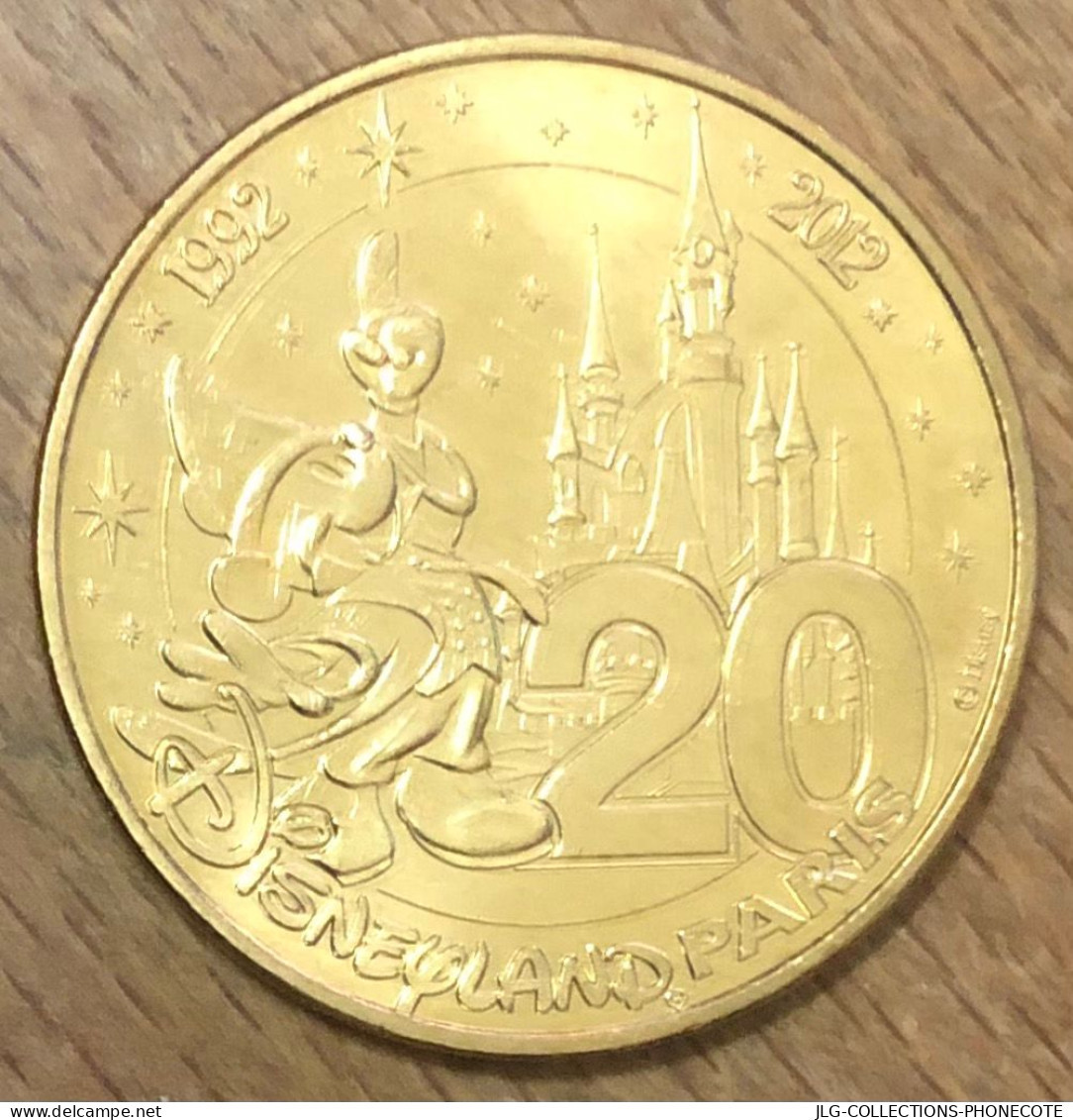 77 DISNEYLAND PARIS N°30 MICKEY 20 ANS 2013 DISNEY MDP MÉDAILLE SOUVENIR MONNAIE DE PARIS JETON MEDALS COINS TOKENS - 2013