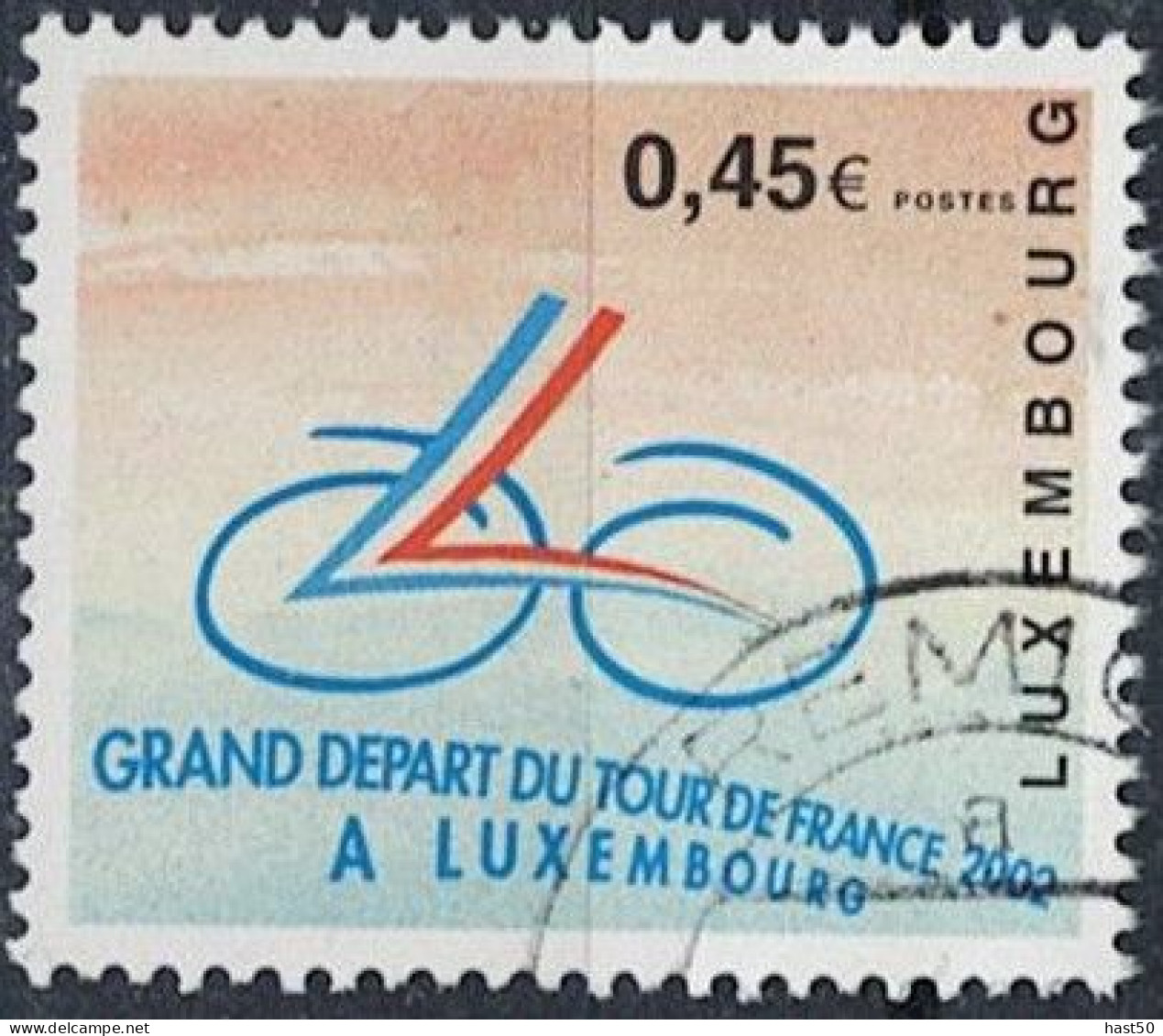 Luxemburg - Start Der Tour De France (MiNr: 1574) 2002 - Gest Used Obl - Used Stamps