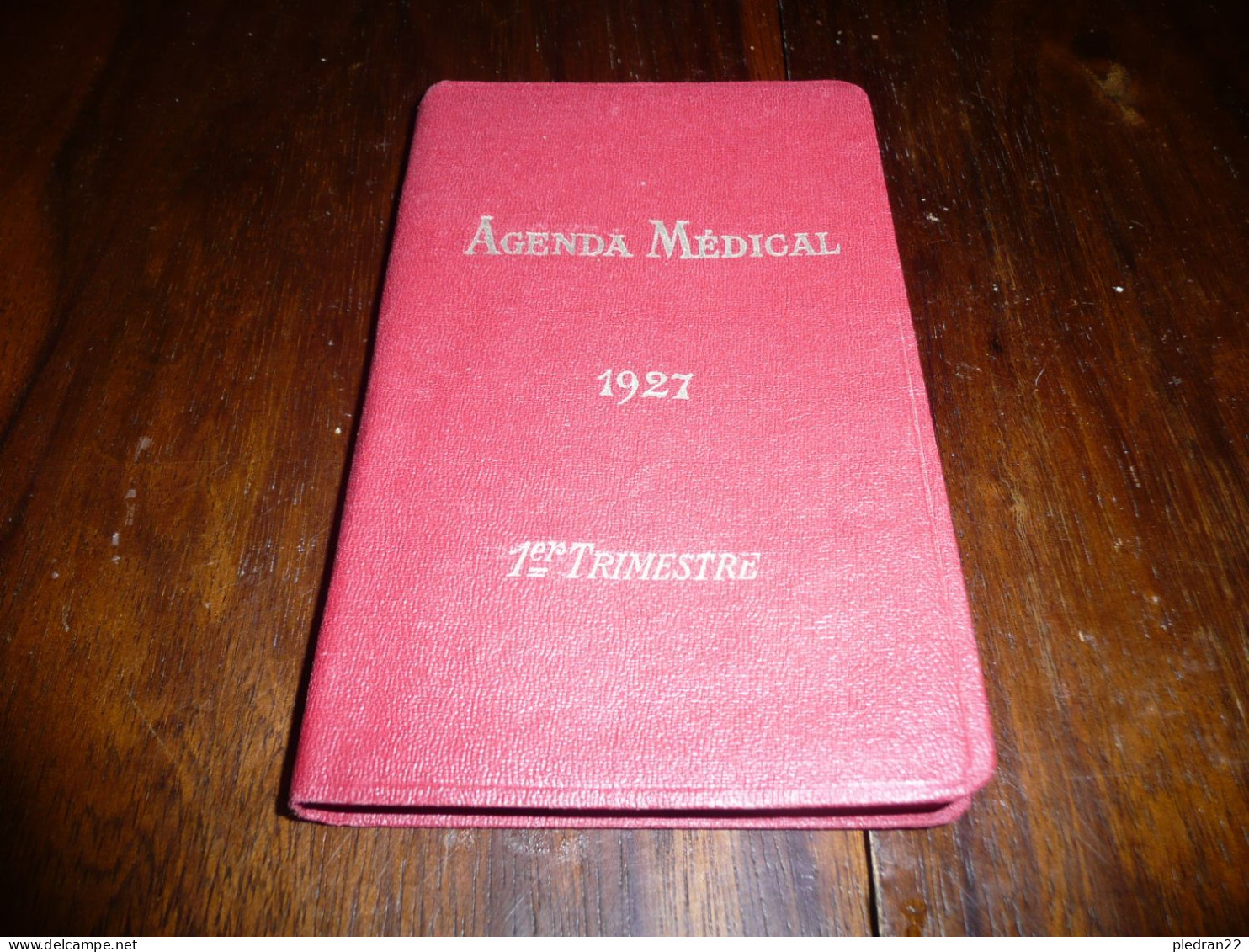 VIEUX PAPIER PETIT CARNET CALENDRIER AGENDA MEDICAL DES LABORATOIRES CLIN 1927 1er TRIMESTRE - Tamaño Pequeño : 1921-40