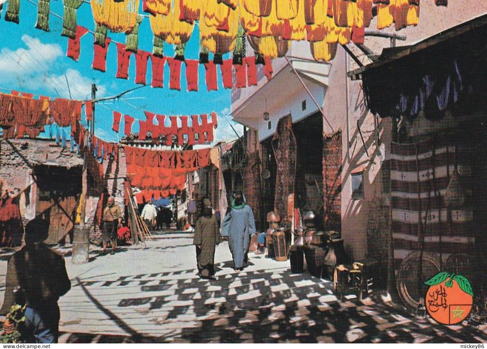 Maroc --MARRAKECH --  Souk Des Teinturiers  ( Animée ) ........... - Marrakesh