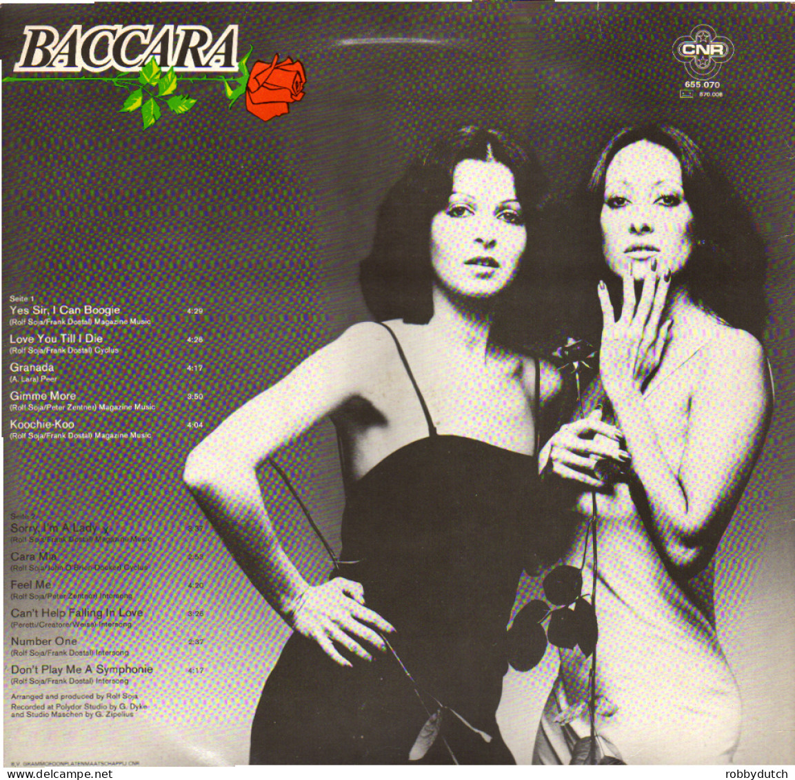 * LP *  BACCARA - SAME (Holland 1977) - Disco, Pop
