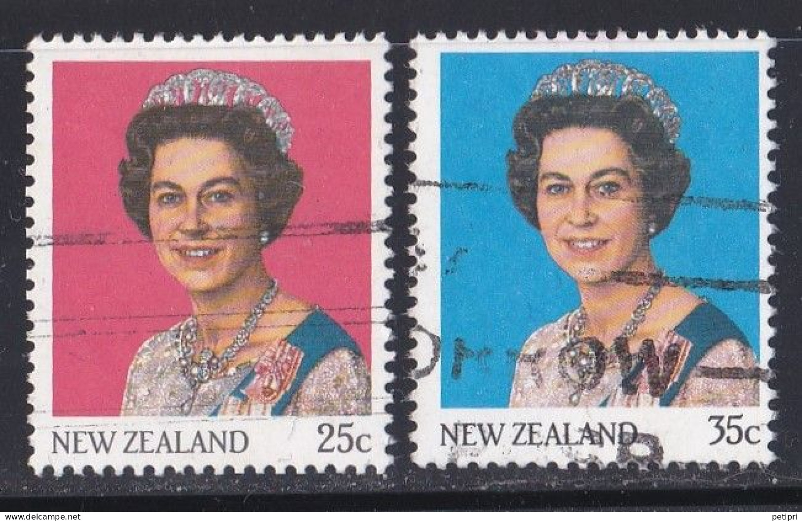Nouvelle Zélande  1980 - 1989    Y&T  N °  901   902   Oblitéré - Usati