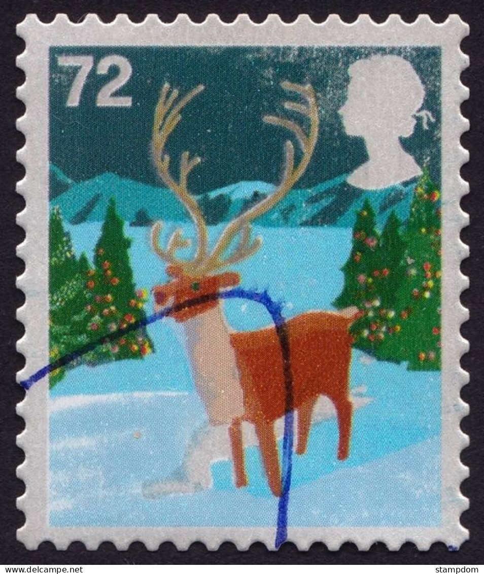 GB 2006 Christmas 72p Deer Sc#2410 - USED Pen Cancelled @U014 - Oblitérés