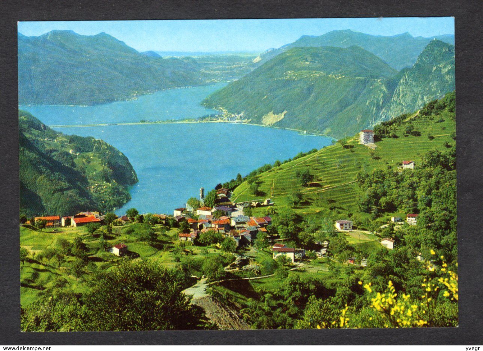 Suisse - MELIDE Vue Aérienne Du Village - Brè-Villaggio - Sopra Lugano - - Melide