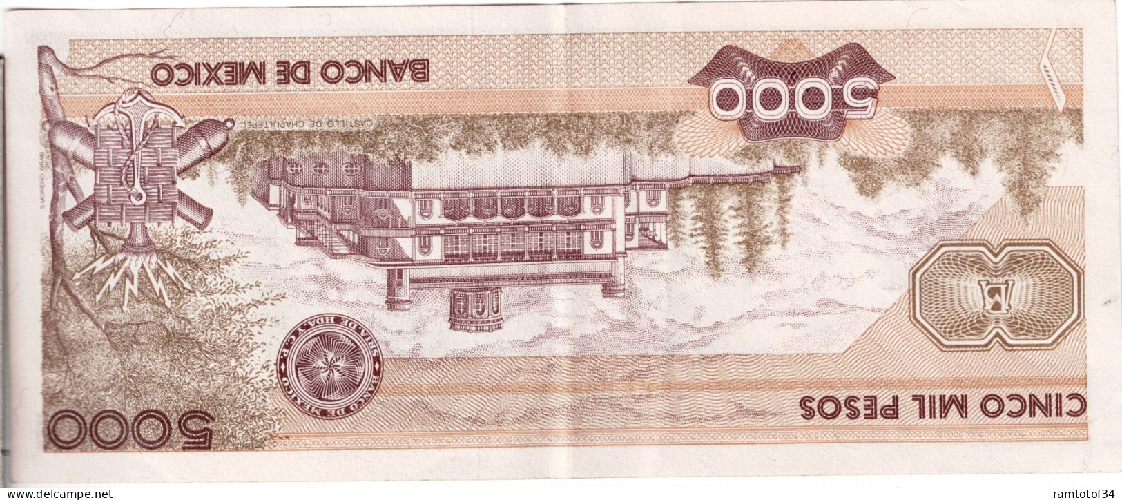 MEXIQUE - 5000 Pesos 1987 - Mexique