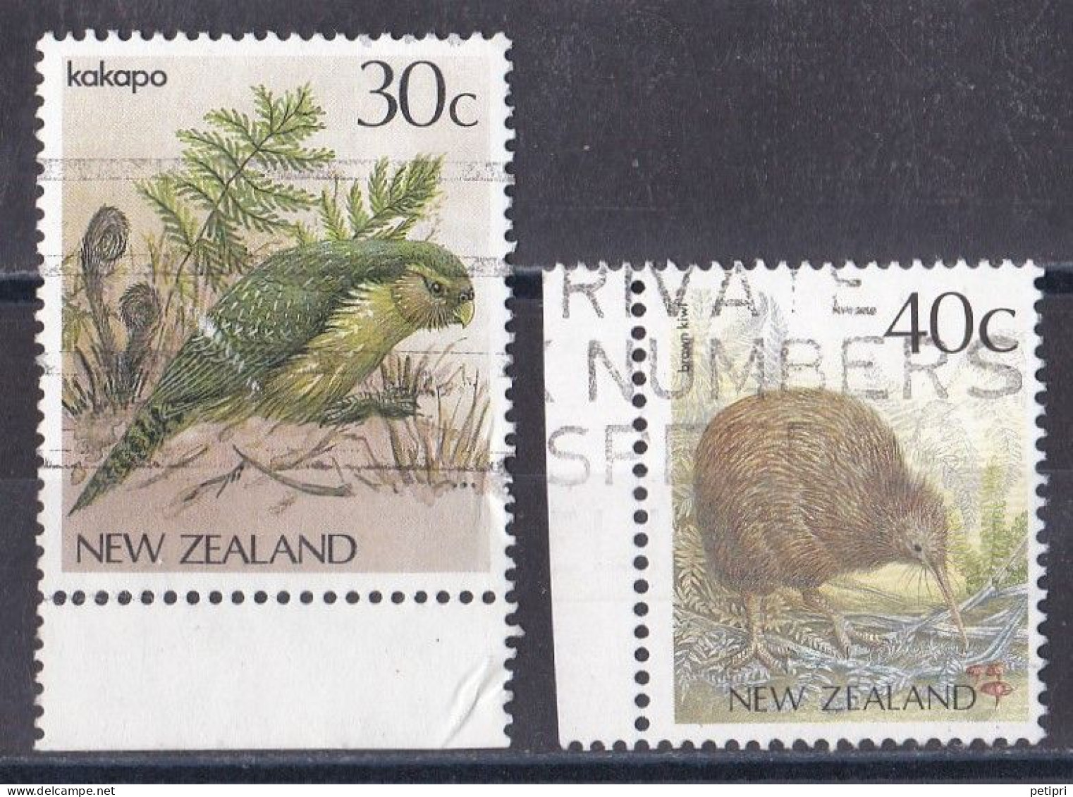 Nouvelle Zélande  1980 - 1989    Y&T  N °  924   1014   Oblitéré - Gebraucht