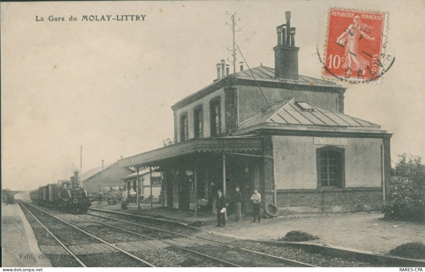 14 LITTRY - GARE DE MORLAY - TRES TRES BELLE - Other & Unclassified