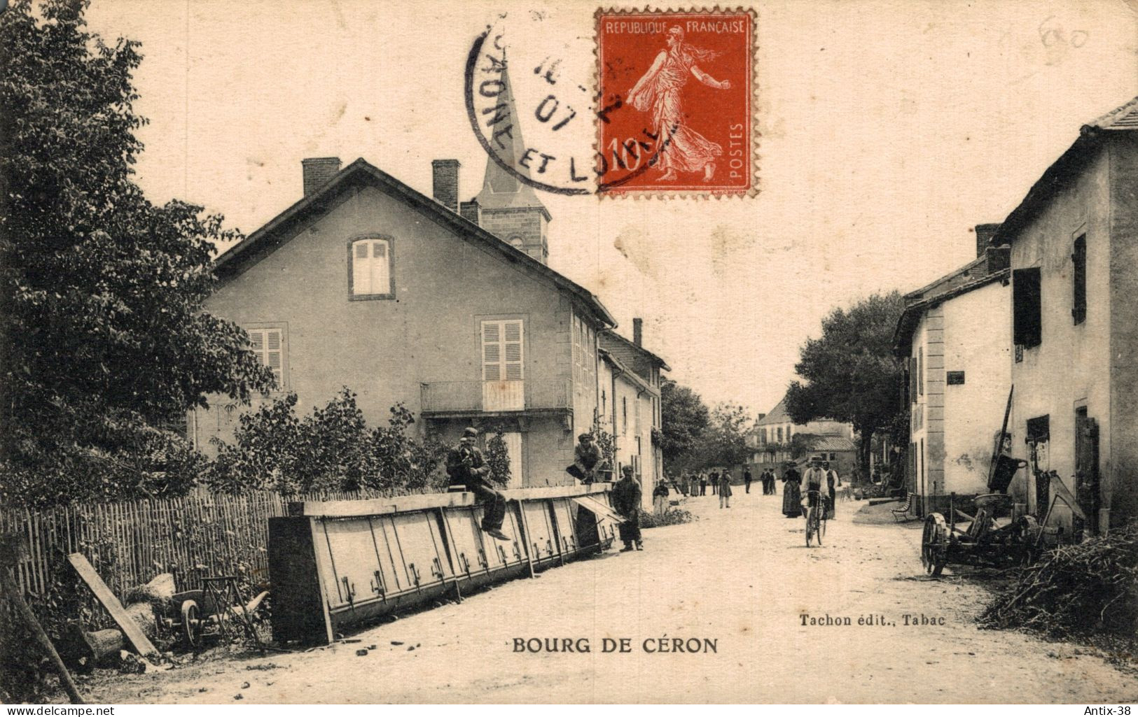 A1 - 71 - BOURG DE CERON - Saône-et-Loire - Centre Ville - Sonstige & Ohne Zuordnung