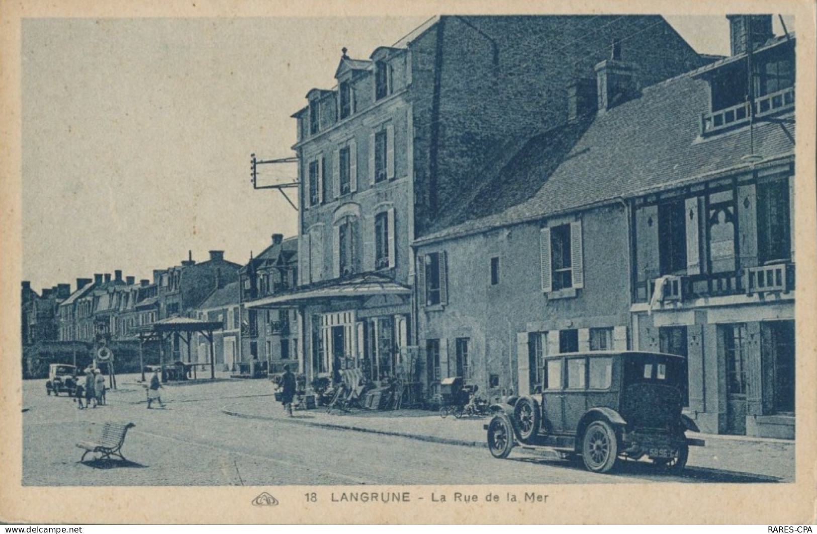 14 LANGRUNE - LA RUE DE LA MER - Other & Unclassified