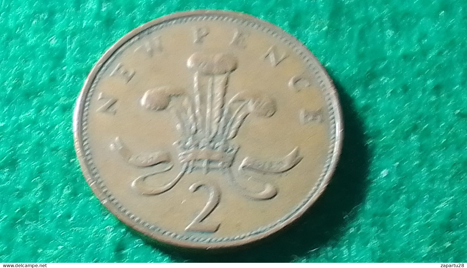 İNGİLTERE - 1990-   2 PENCE        ELİZABETH - 1 Penny & 1 New Penny