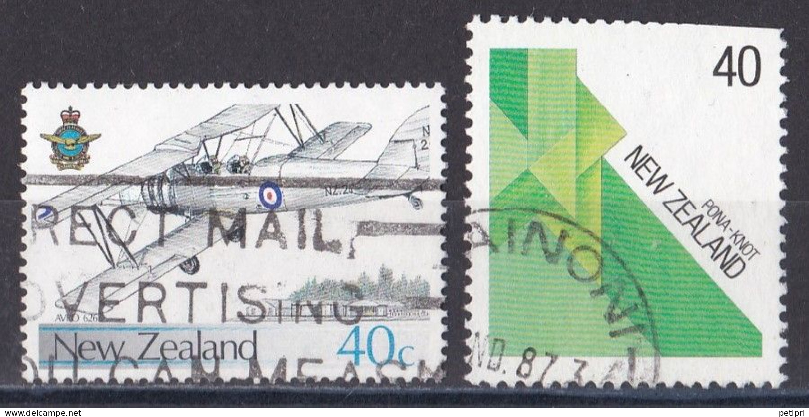 Nouvelle Zélande  1980 - 1989    Y&T  N °  956  970  Oblitéré - Usati