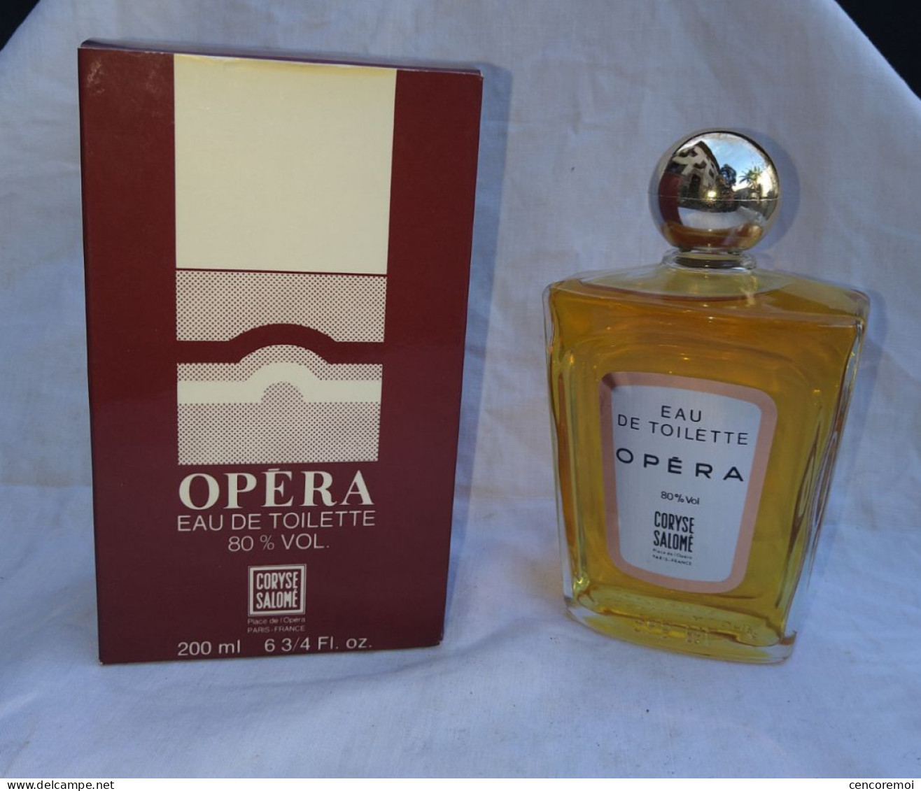 Flacon De Parfum Vintage, Eau De Toilette Opéra De Coryse Salomé, 200 Ml - Mujer