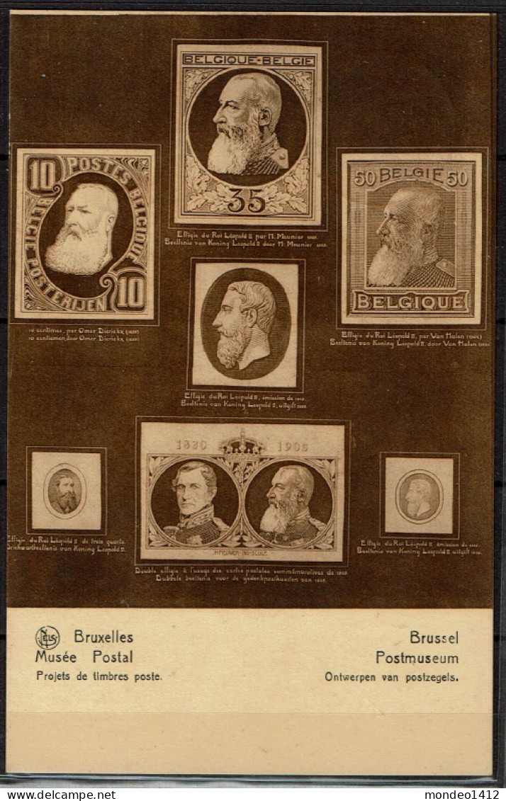 Belgique Entier Postal - Carte De Bruxelles - Musée Postal - Postkarten 1934-1951
