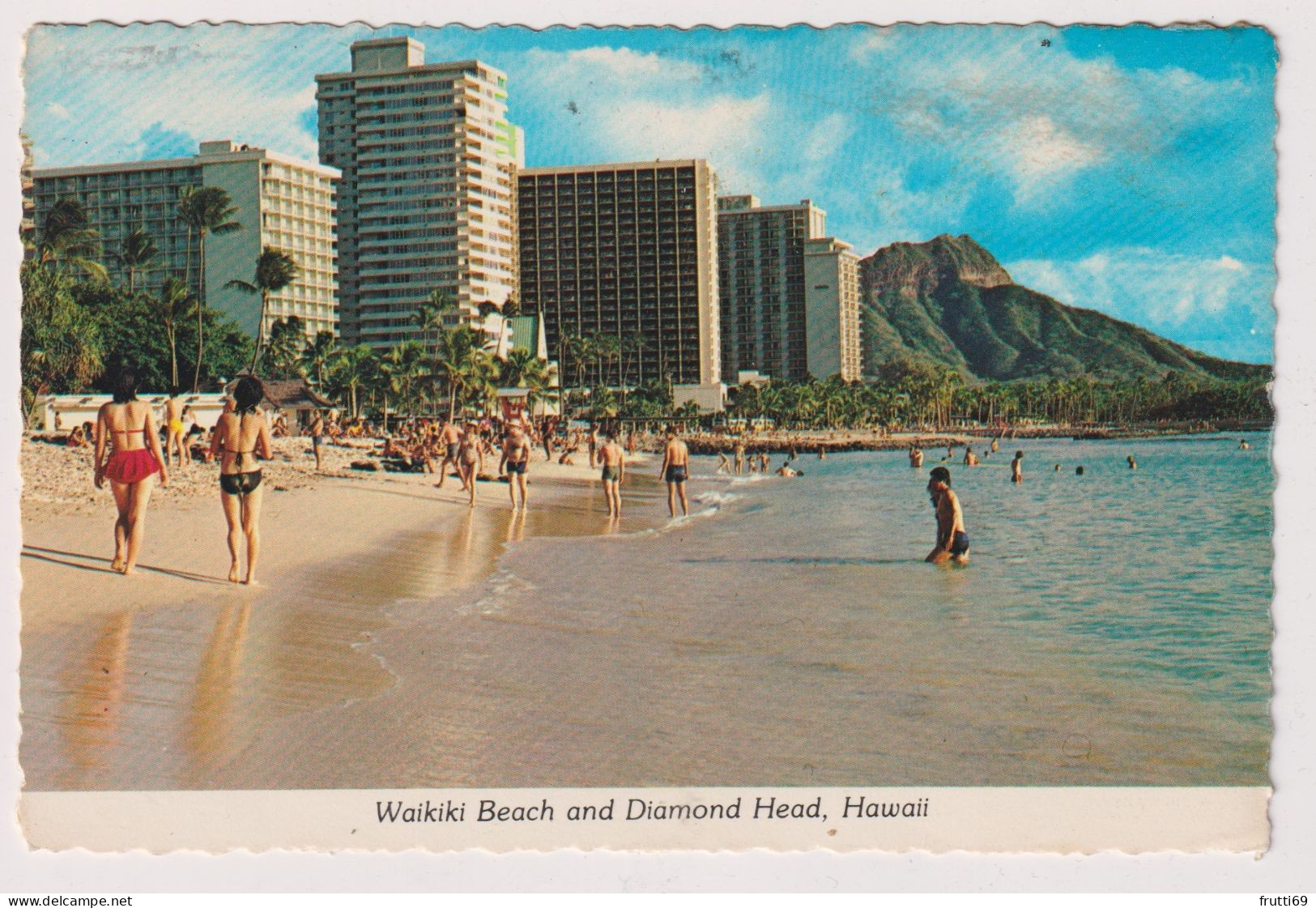 AK 197713 USA - Hawaii - Waikiki Beach And Diamond Head - Honolulu