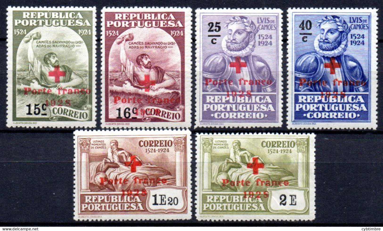 Portugal: Yvert N° Timbre De Franchise 32/37**; MNH; Cote 10.50€ - Ungebraucht