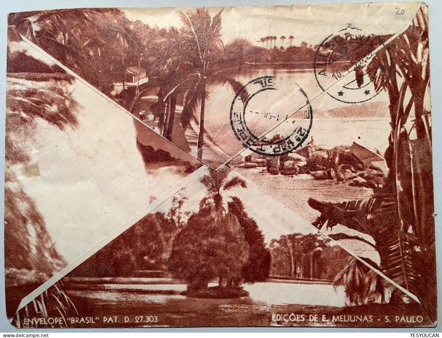 Brazil 1954 2,70 Hahnemann (homeopathie Homeopathy) On Rare Illustrated Cover CANDELARIA>Allschwil (Brasil Medecine - Cartas & Documentos