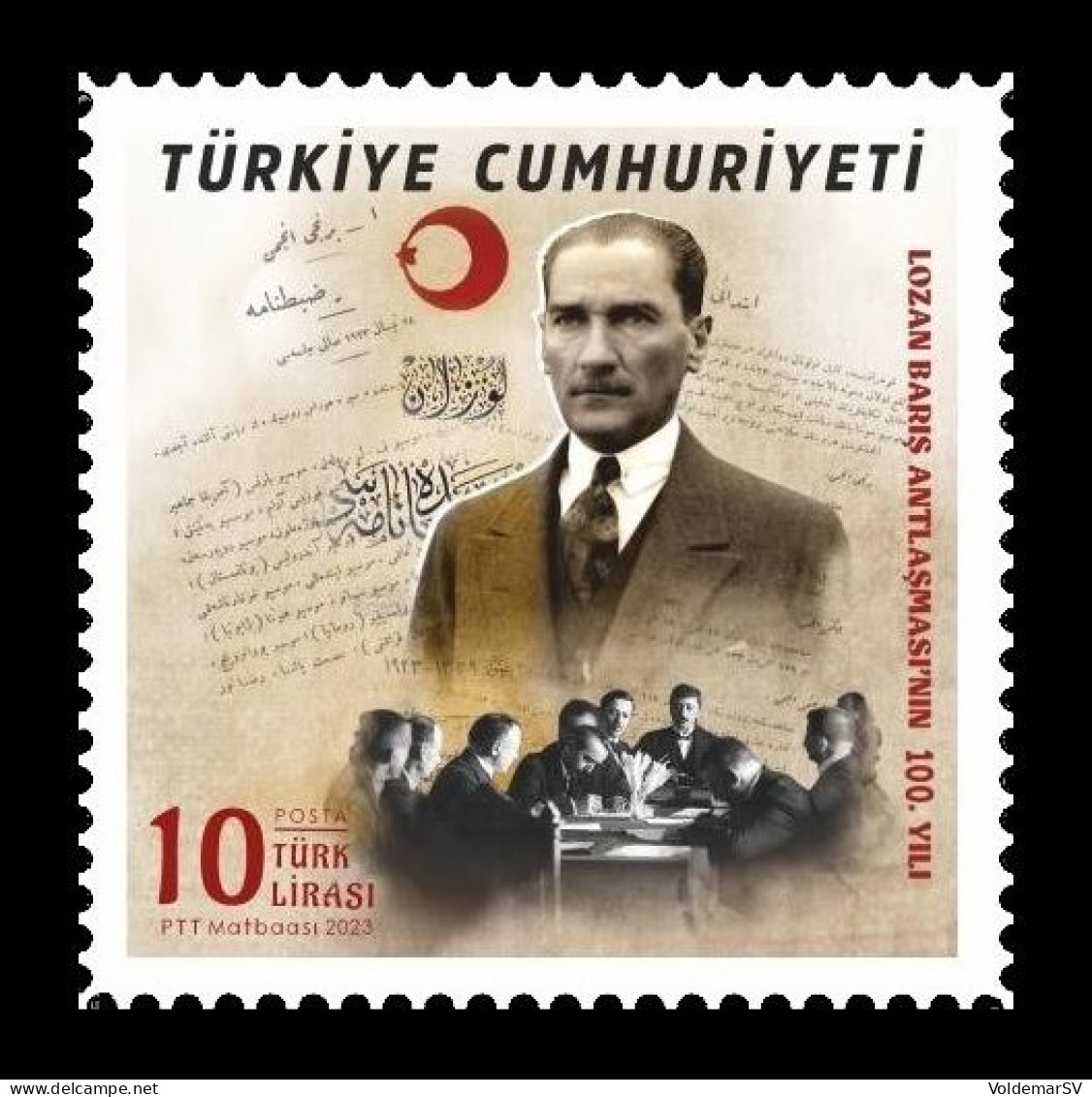 Turkey 2023 Mih. 4744 Treaty Of Lausanne. Mustafa Kemal Ataturk MNH ** - Ongebruikt