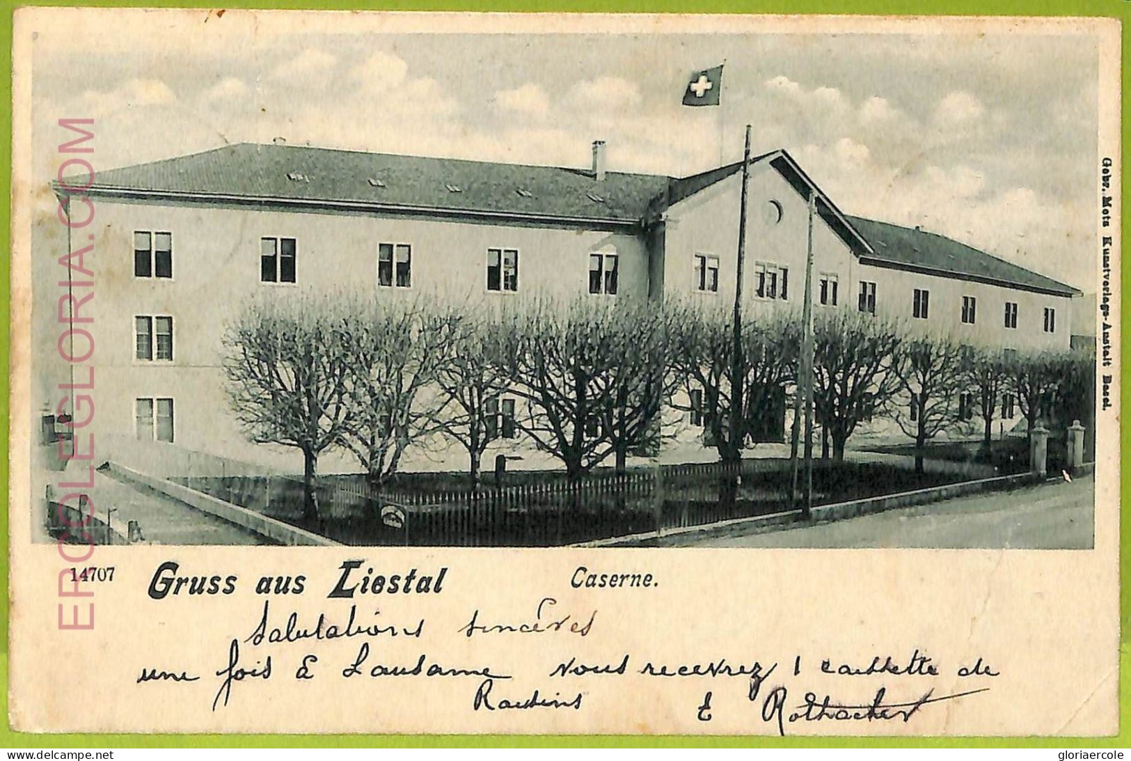 Ad4679 - SWITZERLAND  - Ansichtskarten VINTAGE POSTCARD - Gruss Aus Liestal-1900 - Liestal