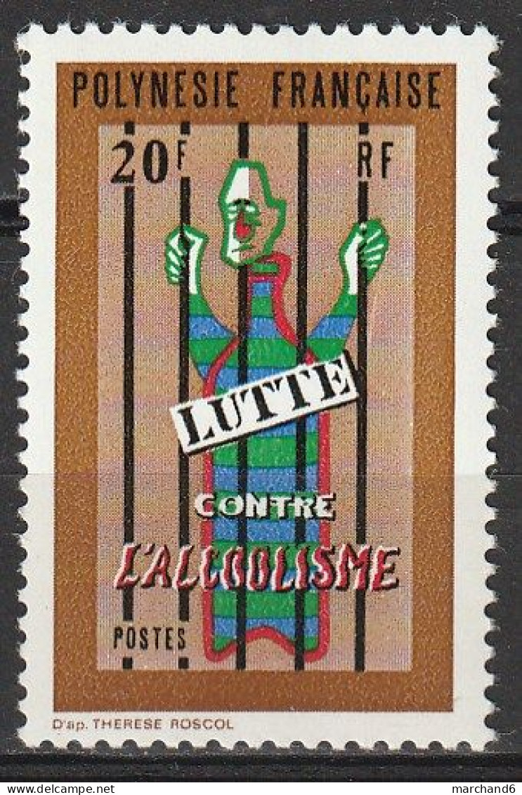 Polynésie Lutte Contre L Alcoolisme N°92 **neuf - Unused Stamps