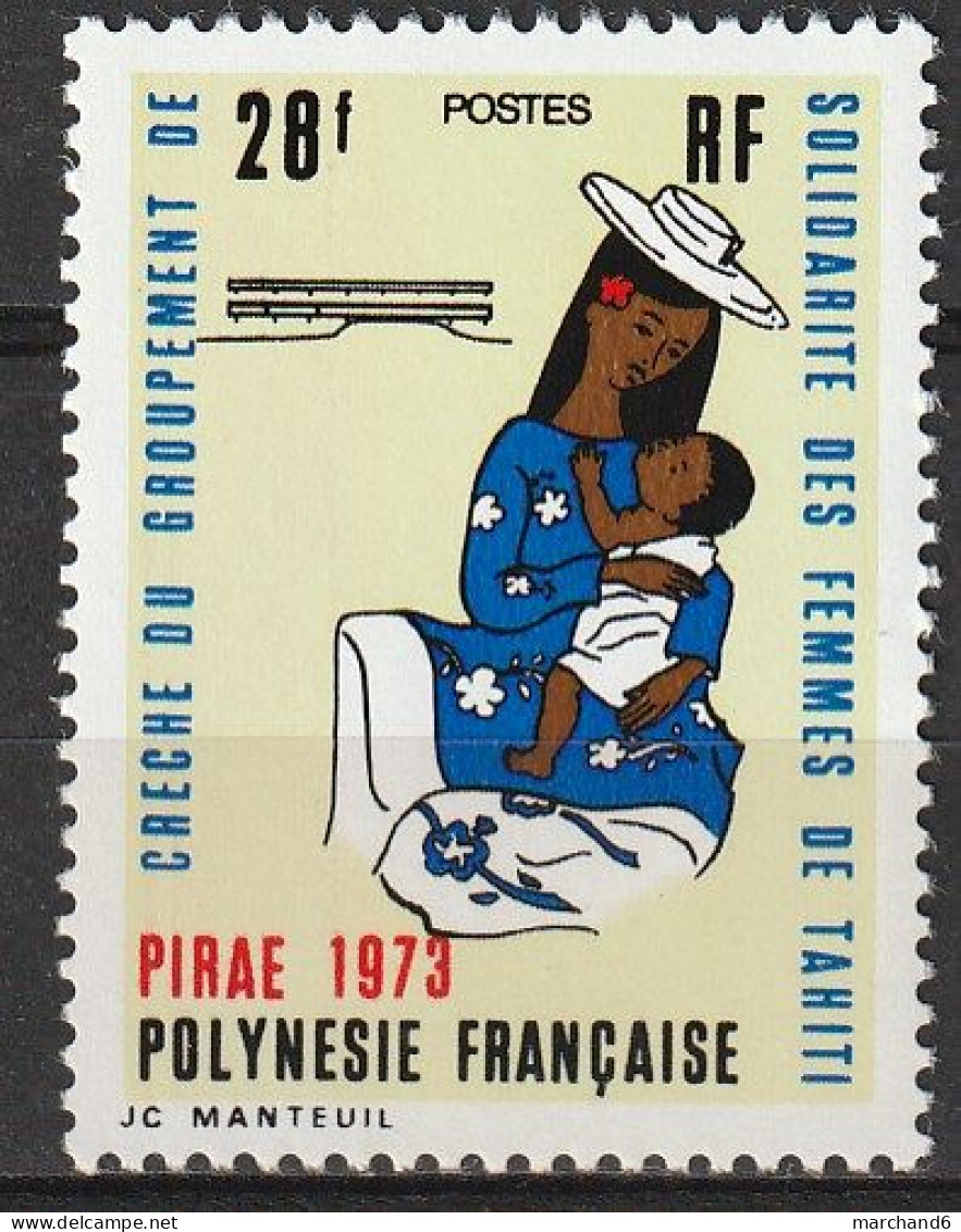 Polynésie Creche Du Groupement De Solidarité De Femmes De Tahiti N°93 **neuf - Ungebraucht