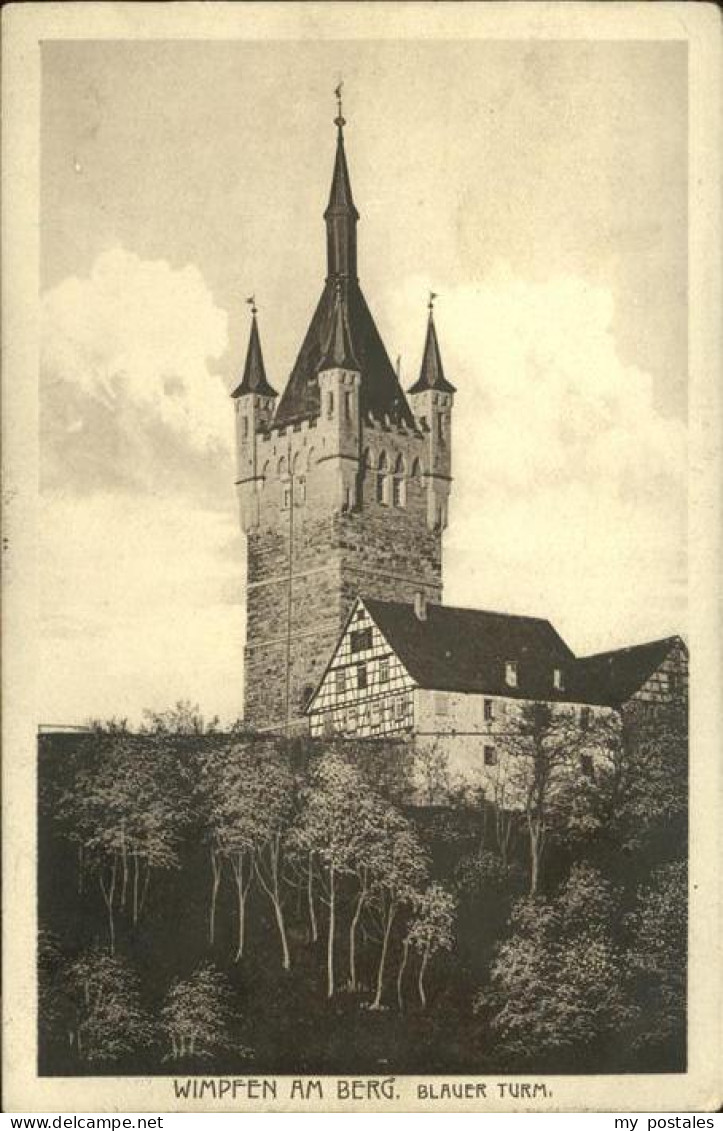 41334712 Wimpfen Blauer Turm Wimpfen - Bad Wimpfen