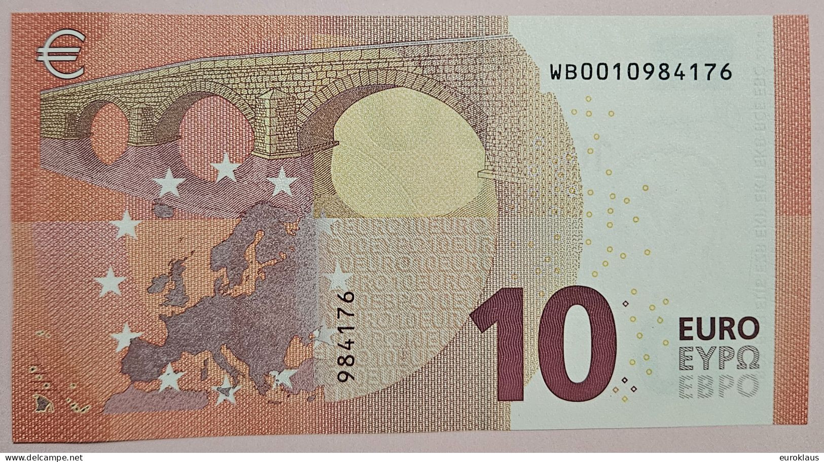 W008B1 WB001** LAGARDE UNC - 10 Euro