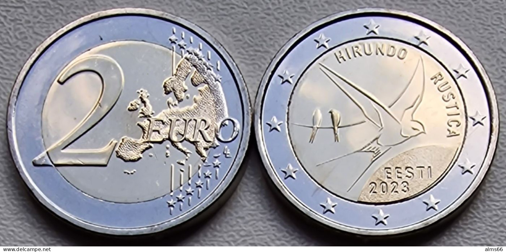 Estonia 2 Euro 2023 UNC > Barn Swallow, The National Bird Of Estonia - Estonia