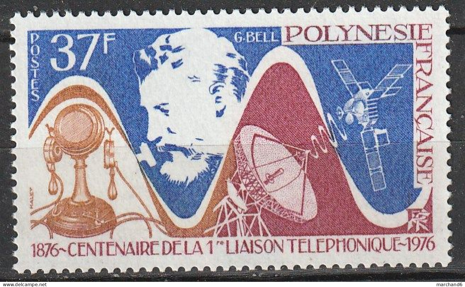 Polynésie Centenaire De La Première Liaison Téléphonique N°110 **neuf - Unused Stamps