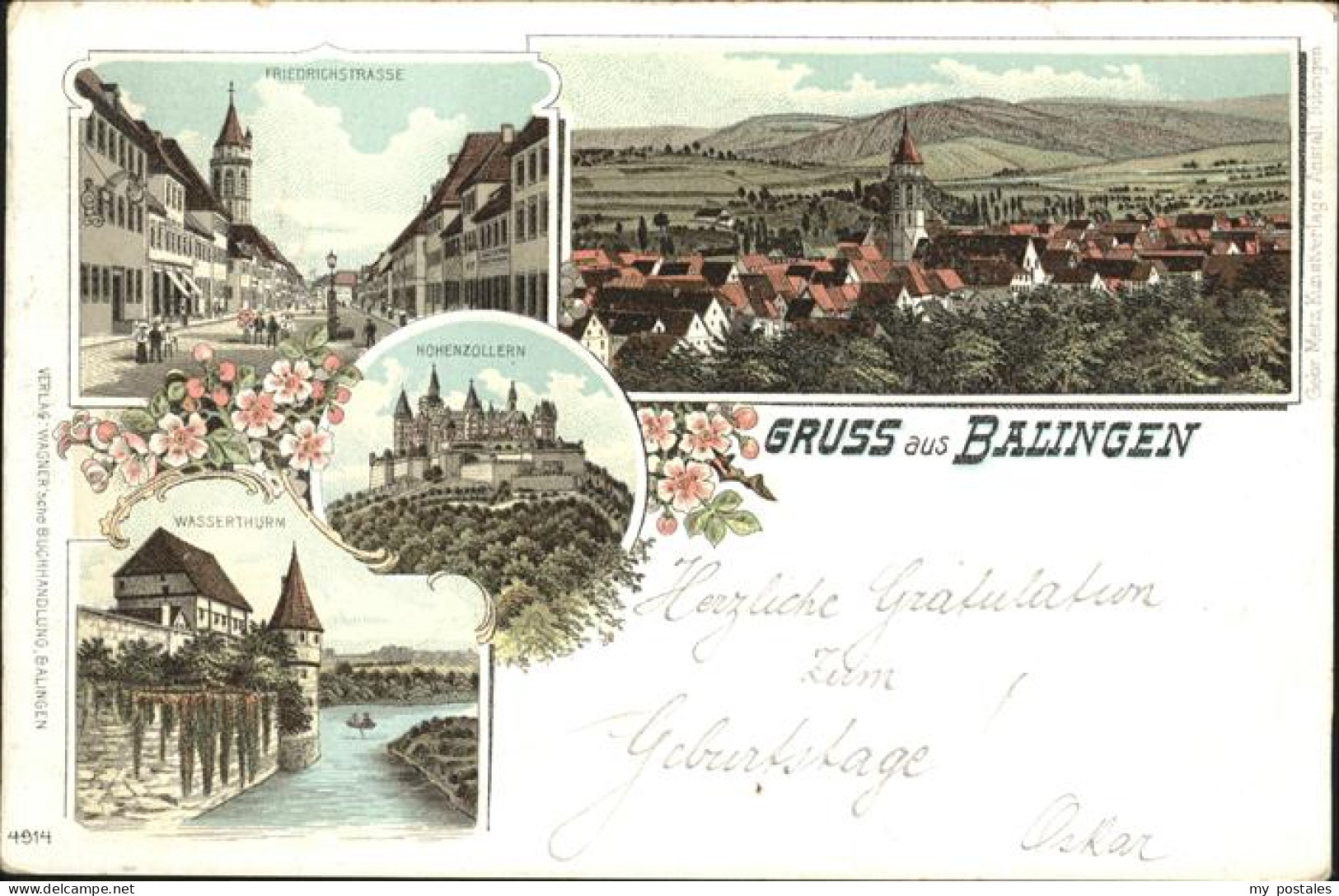 41334284 Balingen Friedrichstrasse Wasserturm Hohenzollern Balingen - Balingen