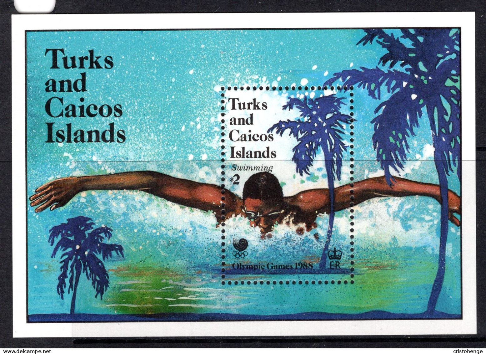 Turks & Caicos Islands 1988 Olympic Games, Seoul MS MNH (SG MS929) - Turks And Caicos