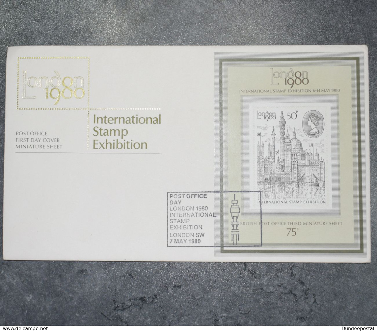 GB STAMPS  FDC Stamp Exhibition London 1980  ~~L@@K~~ - 1971-1980 Decimale  Uitgaven