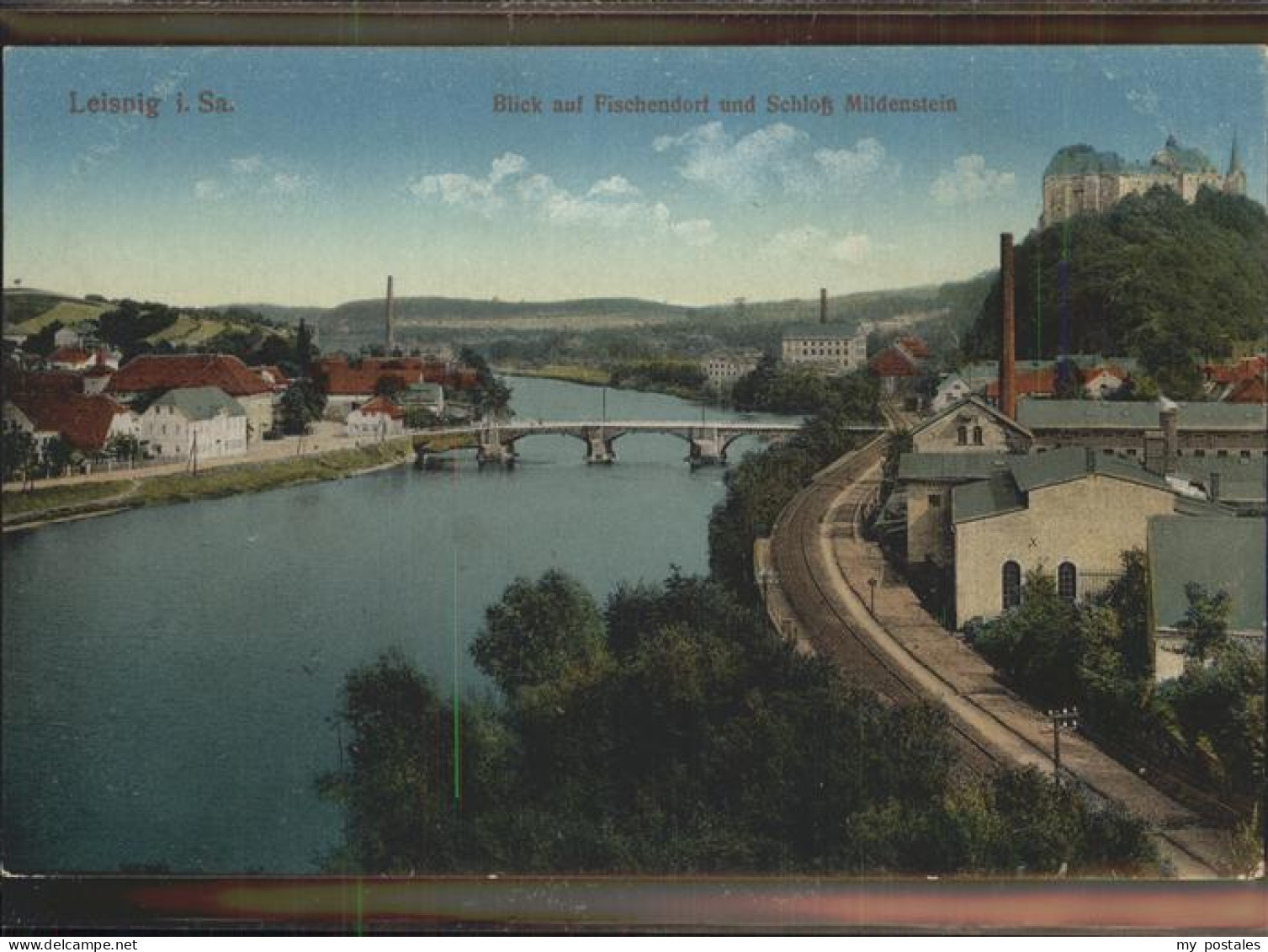 41333040 Leisnig Blick Auf Fischendorf Und Schloss Mildenstein Leisnig - Leisnig